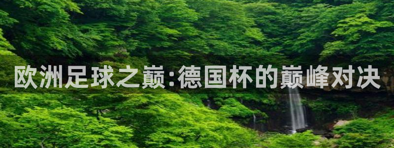 世界杯第一场比赛：欧洲足球之巅:德国杯的巅峰对决